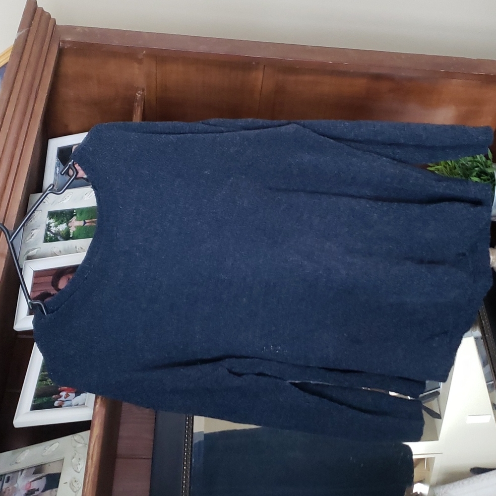 Blue soft sweater